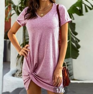 NWOT SHEIN Final Price Space Dye Tee Dress